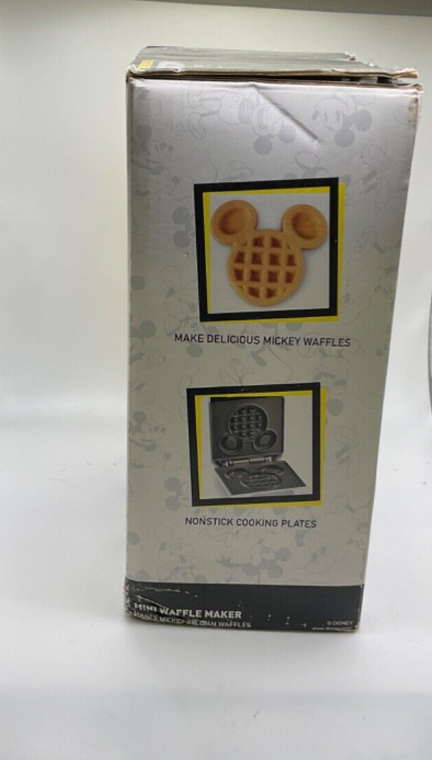 Disney Mickey Mouse 90th Anniversary Mini Waffle Maker Belgian New