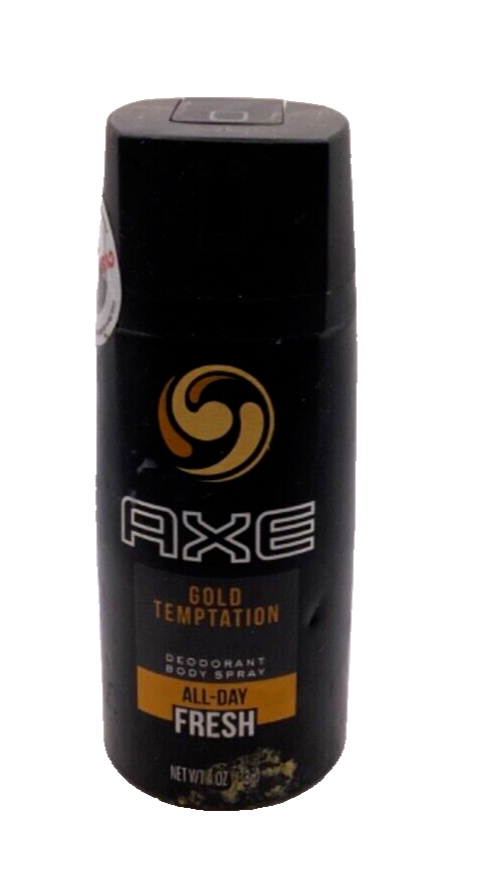 Axe Gold Temptation Deodorant Body Spray All-Day Fresh 4oz