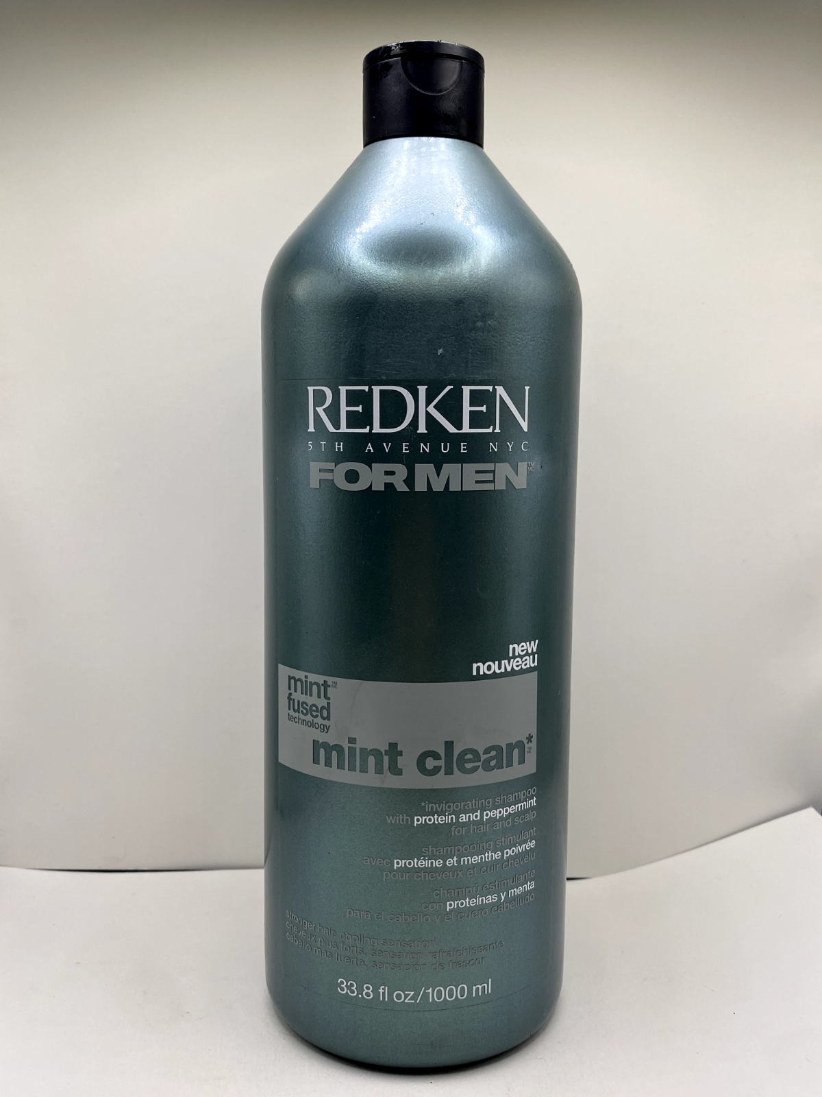 Redken For Men Mint Clean Invigorating Shampoo – 33.8 oz – 1L