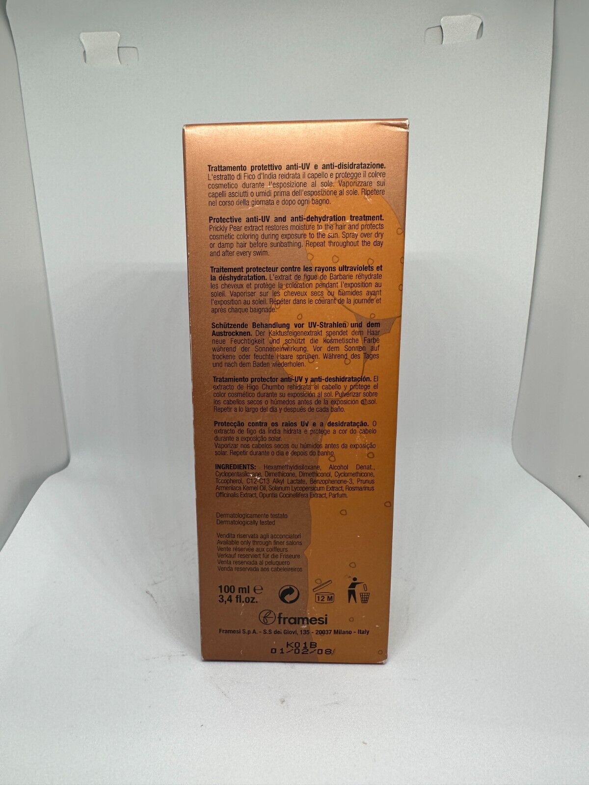 Framesi Sunshield Morphosis Hair Treatment Line - 100 ml