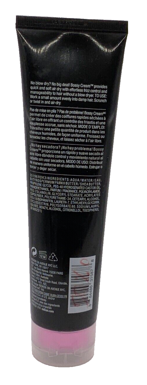 Redken No Blow Dry NBD Bossy Cream for Coarse Wild Hair 5 fl oz