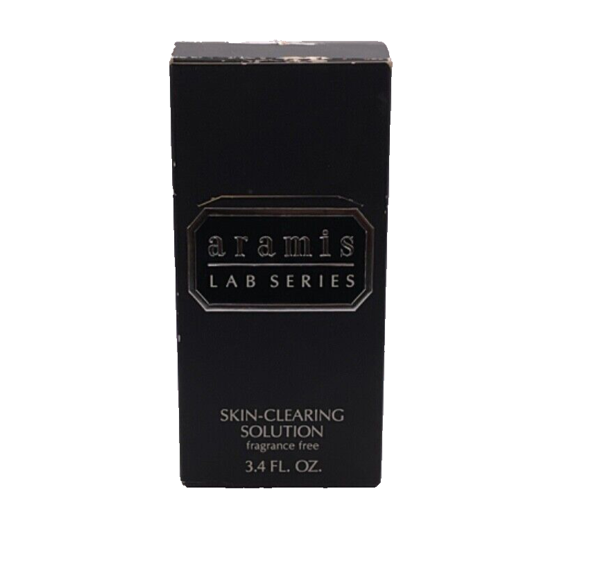 Rare Mens Aramis Lab Series Fragrance Free Skin Clearing Solution 3.4 Oz ~ NOS