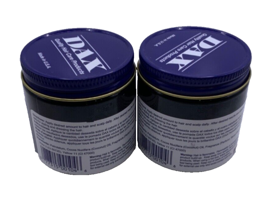(2 Pack) Dax Kocatah Contains Genuine Coconut Oil & Tar Oil 3.5oz