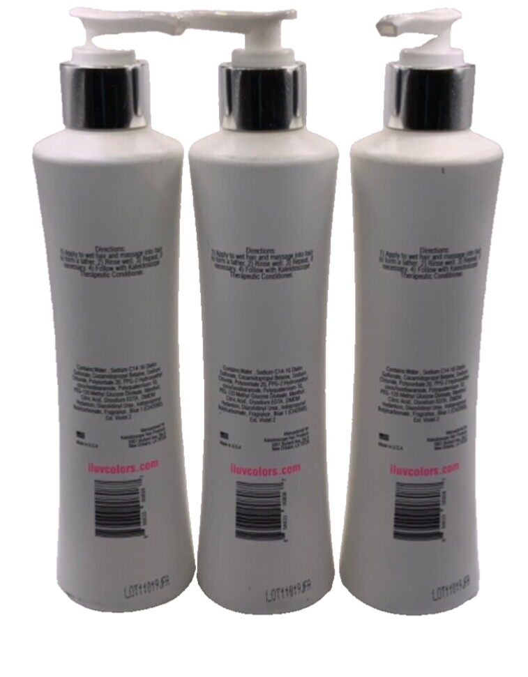 (3Pack) Kaleidoscope Therapeutic Shampoo & Growth System 8oz