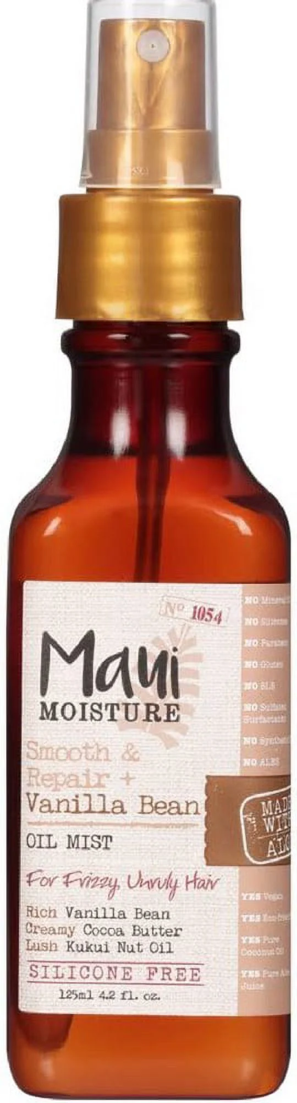 Maui Moisture Smooth & Repair Vanilla Bean Hair Oil Mist 4.2 fl oz