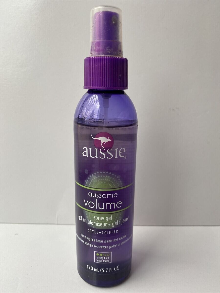 Aussie Aussome Volume Spray Gel Strong Hold 5.7oz
