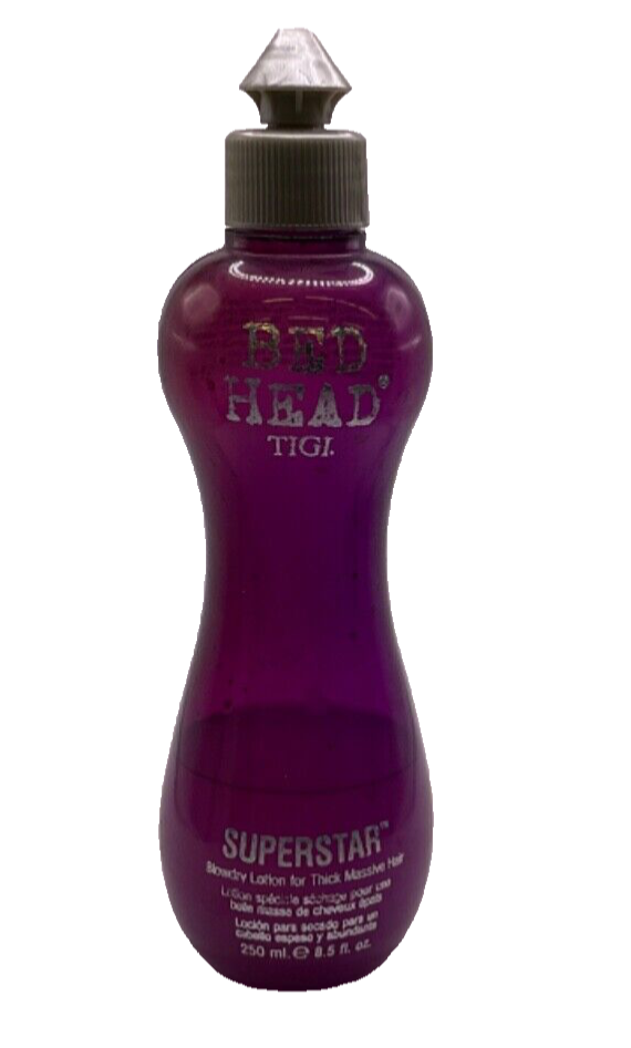 Bed Head TIGI Superstar Blowdry Lotion for Thick Massive Hair-1/4 full-8.5oz