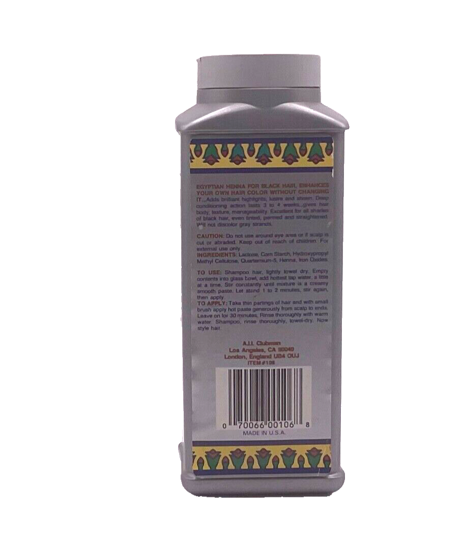 Egyptian Henna For Black Hair Enhances Hair Color (2 3/4 oz)