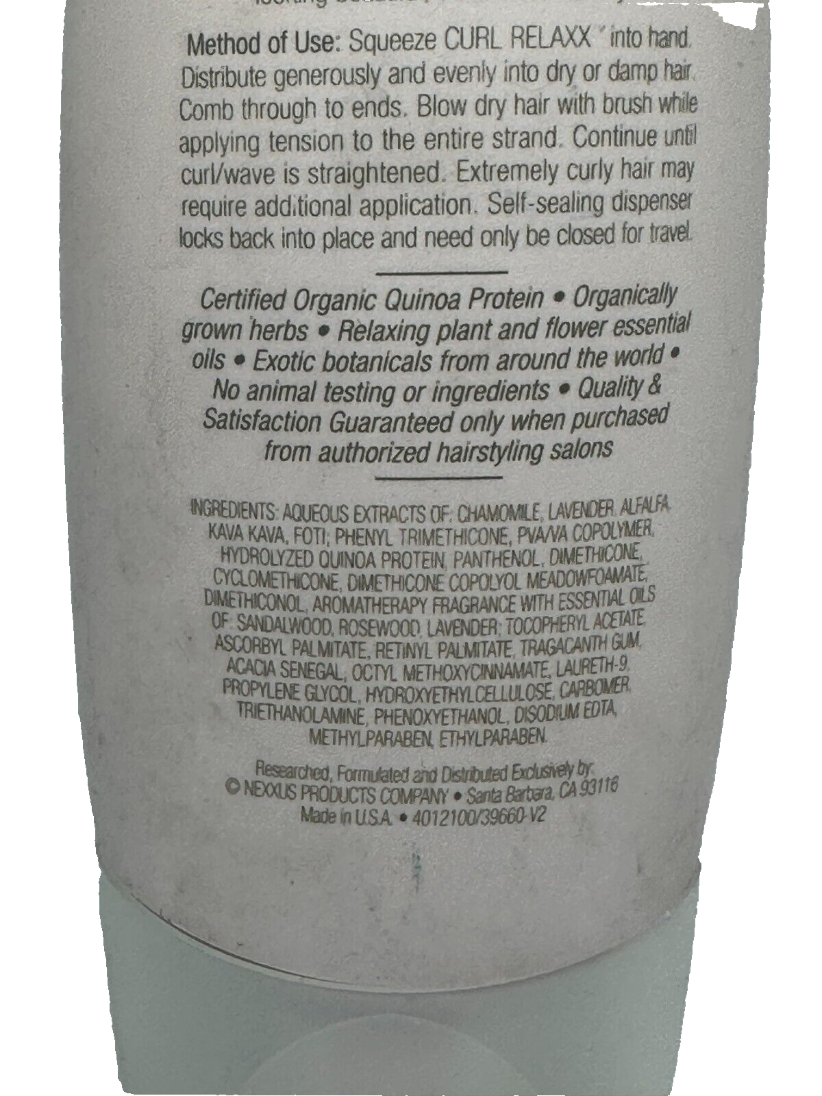 Nexxus Phyto Organics The Arts Curl Relaxx Smoothing Gelee - 10.1 fl oz