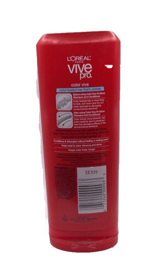 L'Oreal Vive Pro Hi-Gloss Color Treated hair conditioner 13oz