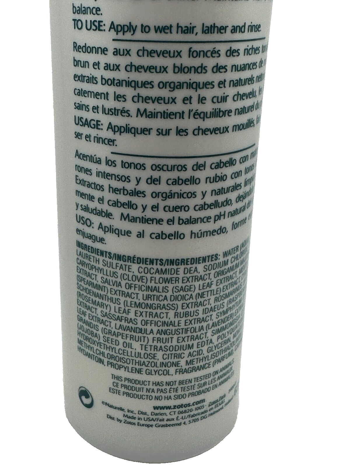 Aura Clove Shampoo for Brunettes 15 oz