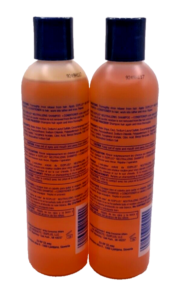 (2) Isoplus Neutralizing Shampoo Conditioner Removes Buildup 8oz