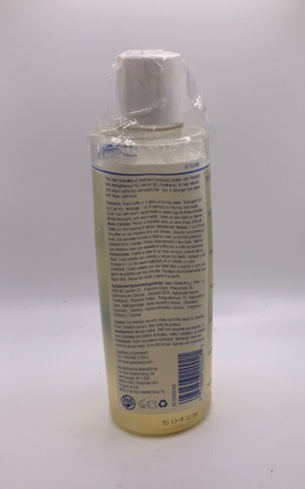 Queen Helene Placenta Hot Oil Treatment 8 oz. Extremely Damaged Hair 90 % Full