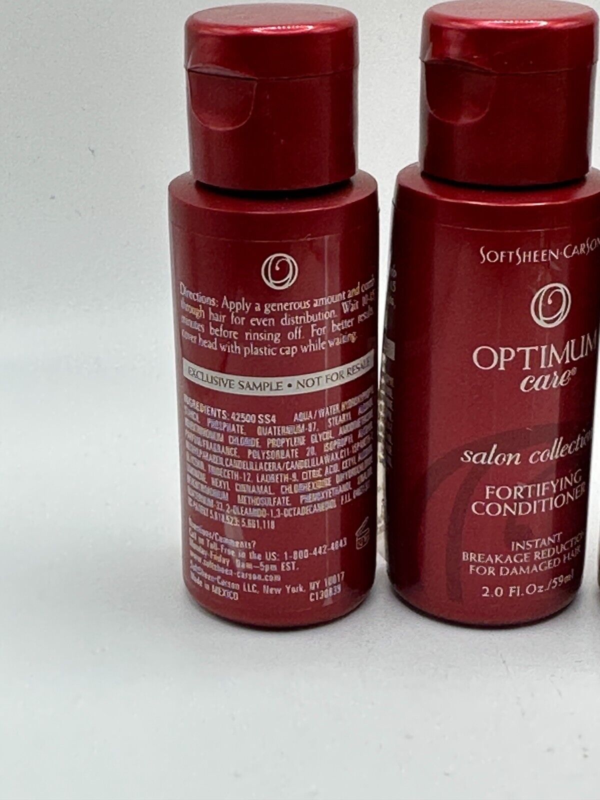 (4) Softsheen Optimum Care Salon Collection Fortifying Conditioner - 2 oz each