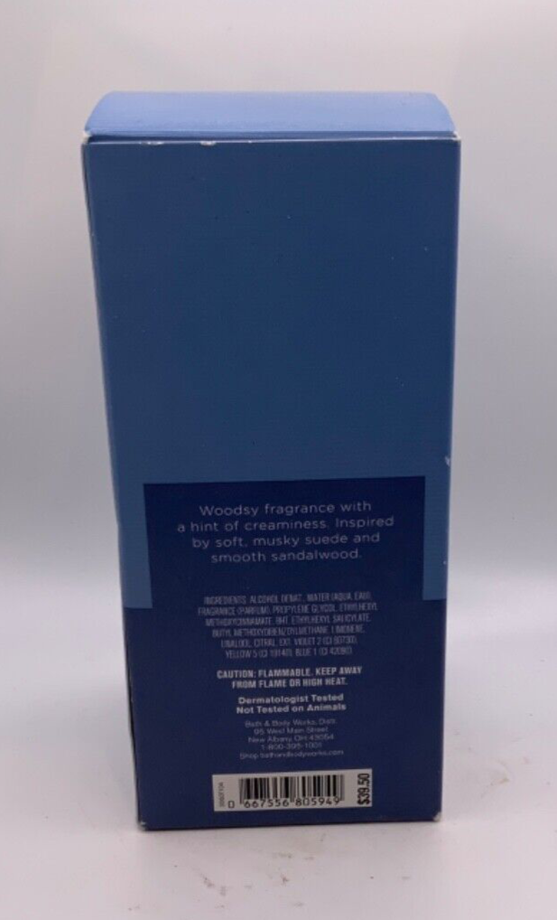 Bath & Body Works SUEDE & SANDALWOOD Cologne 3.4 oz