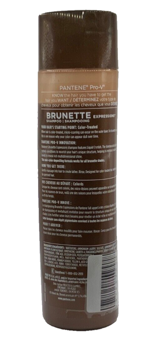 Pantene Pro-V Brunette Expressions Daily Color enhancing Shampoo 13 oz