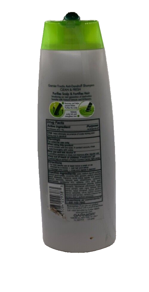 Garnier Fructis Pyrthione Zinc Clean & Fresh Anti-Dandruff Shampoo 13oz