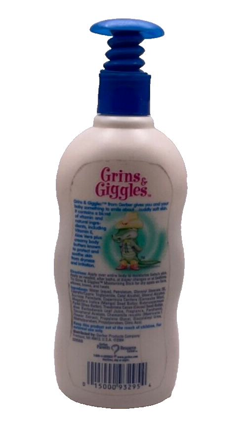 Gerber Grins & Giggles Moisturizing Cream HypoAllergenic / 8 oz