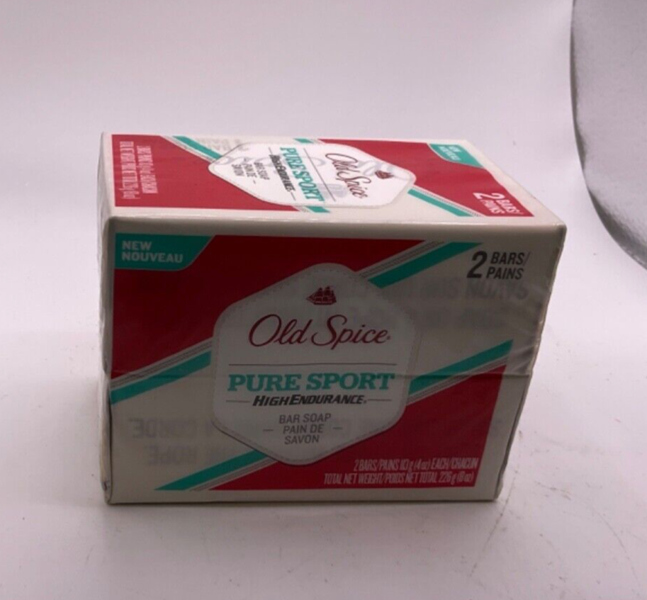 (2 pack) Old Spice Pure Sport High Endurance Bar Soap