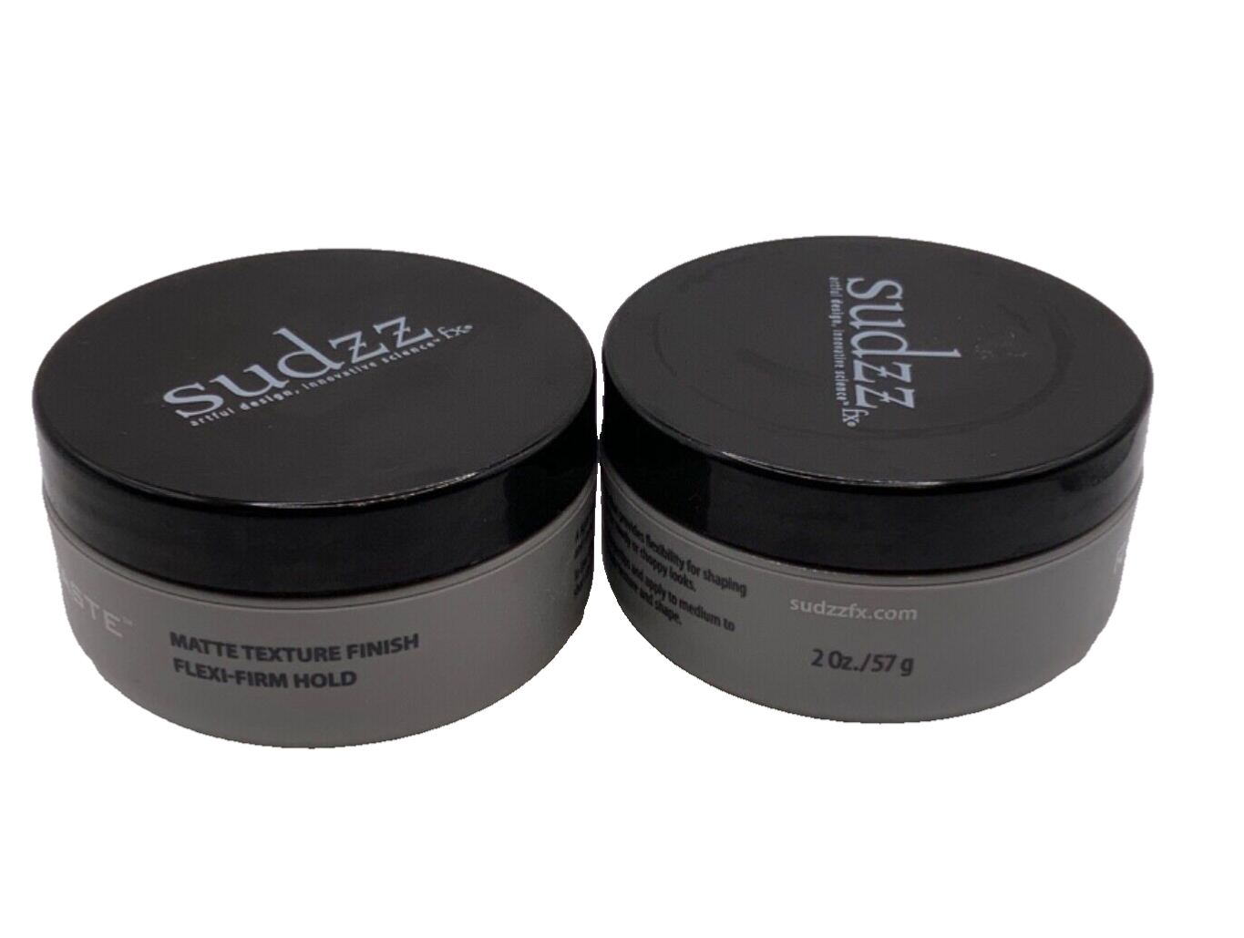 (2 Pack) Sudzz Rowdy Paste Matte Texture Finish Flexi-Firm Hold 2oz *DRIED OUT