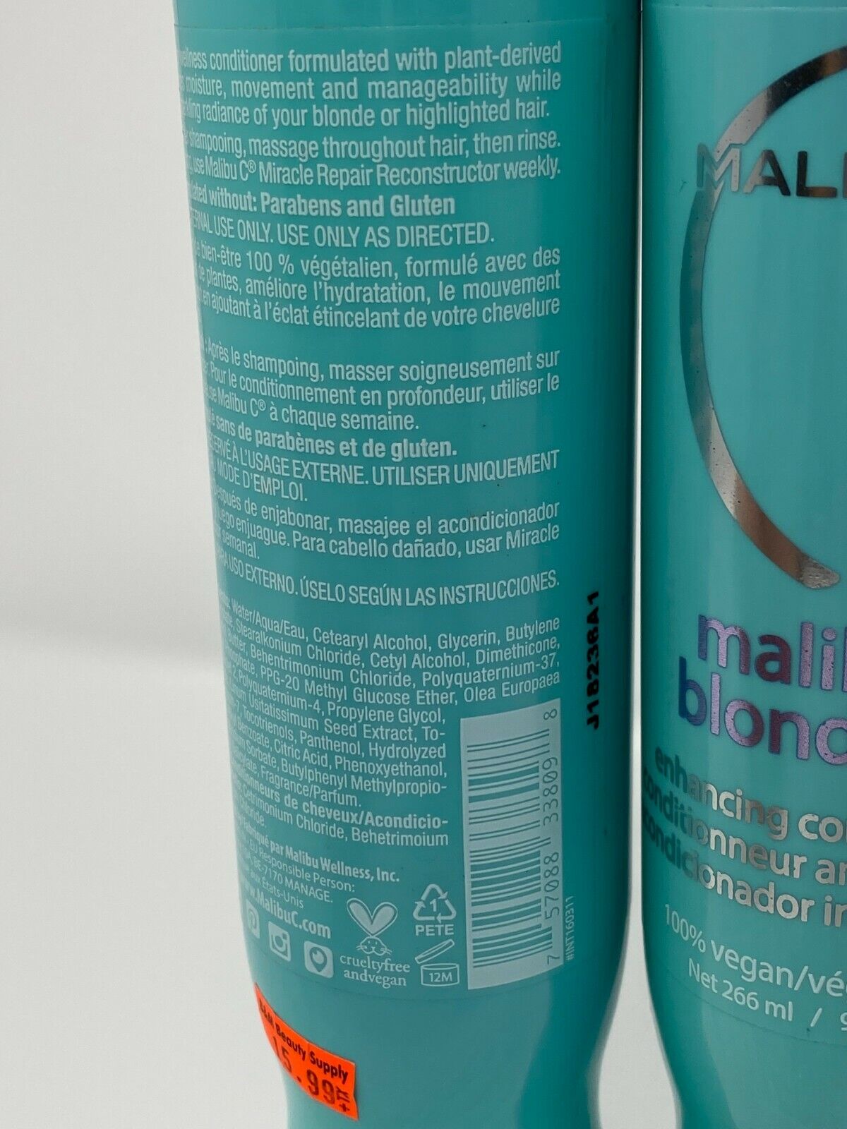 (2) Malibu C Blondes Enhancing Conditioner 9 oz
