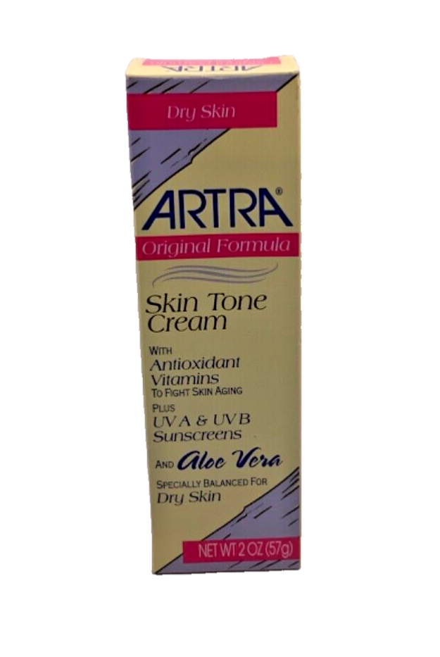 Artra Original Formula Skin Tone Cream for DRY Skin Aloe Vera 2 oz New 1 tube