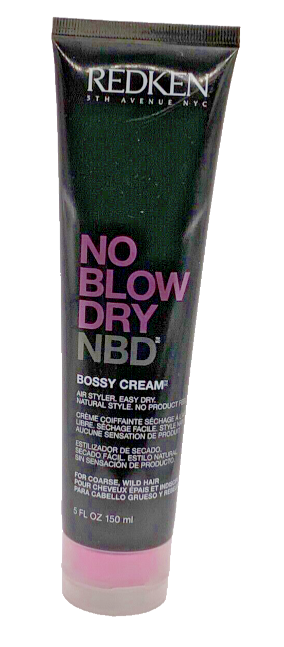 Redken No Blow Dry NBD Bossy Cream for Coarse Wild Hair 5 fl oz