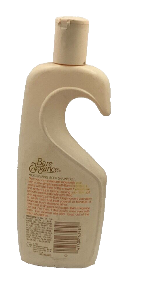 Bare Elegance Moisturizing Body Shampoo Unscented 8oz
