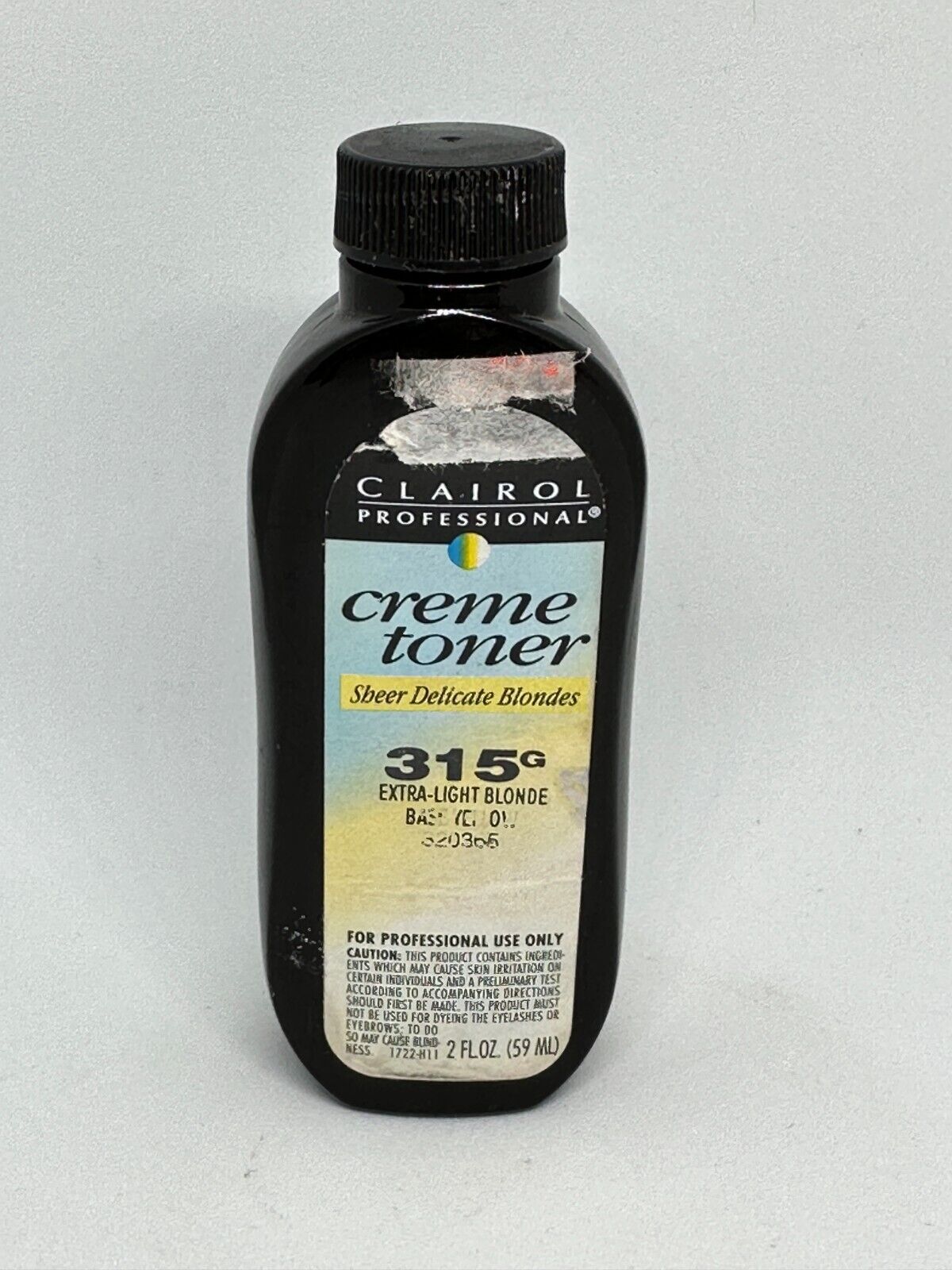 Clairol Creme Toner 315 Extra Light Blonde Base Yellow – 2 oz