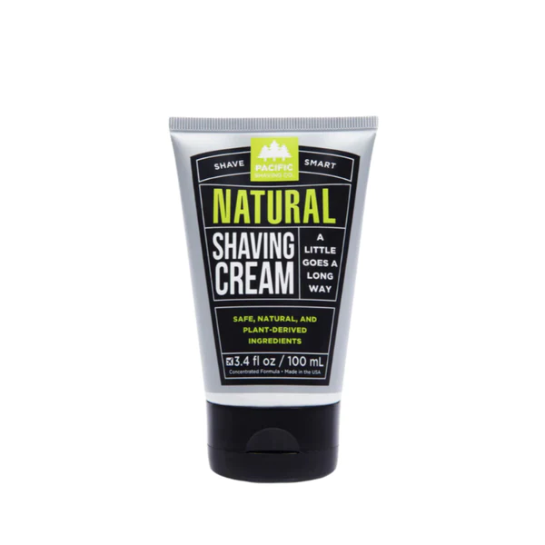 Pacific Shaving Co. Natural Shaving Cream - SEALED TUBES - 3.4 oz