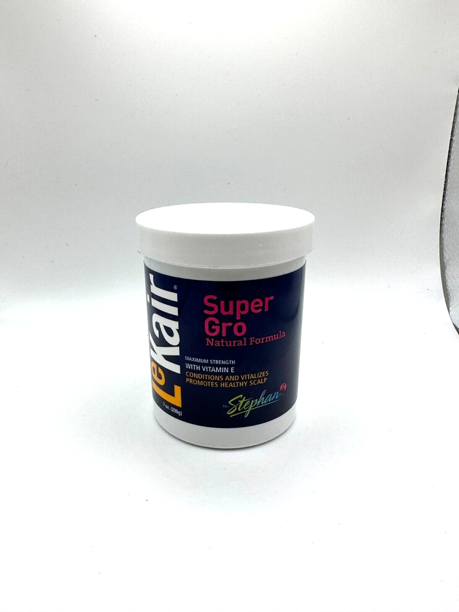 Lekair SUPER GRO NATURAL Formula Maximum Strenght 7 oz Condition and Vitalizes