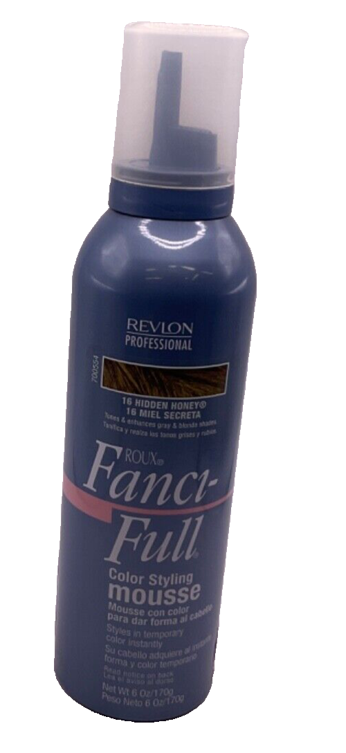 Revlon Roux Fanci-Full Color Styling Mousse 16 Hidden Honey 6oz ORIGINAL FORMULA