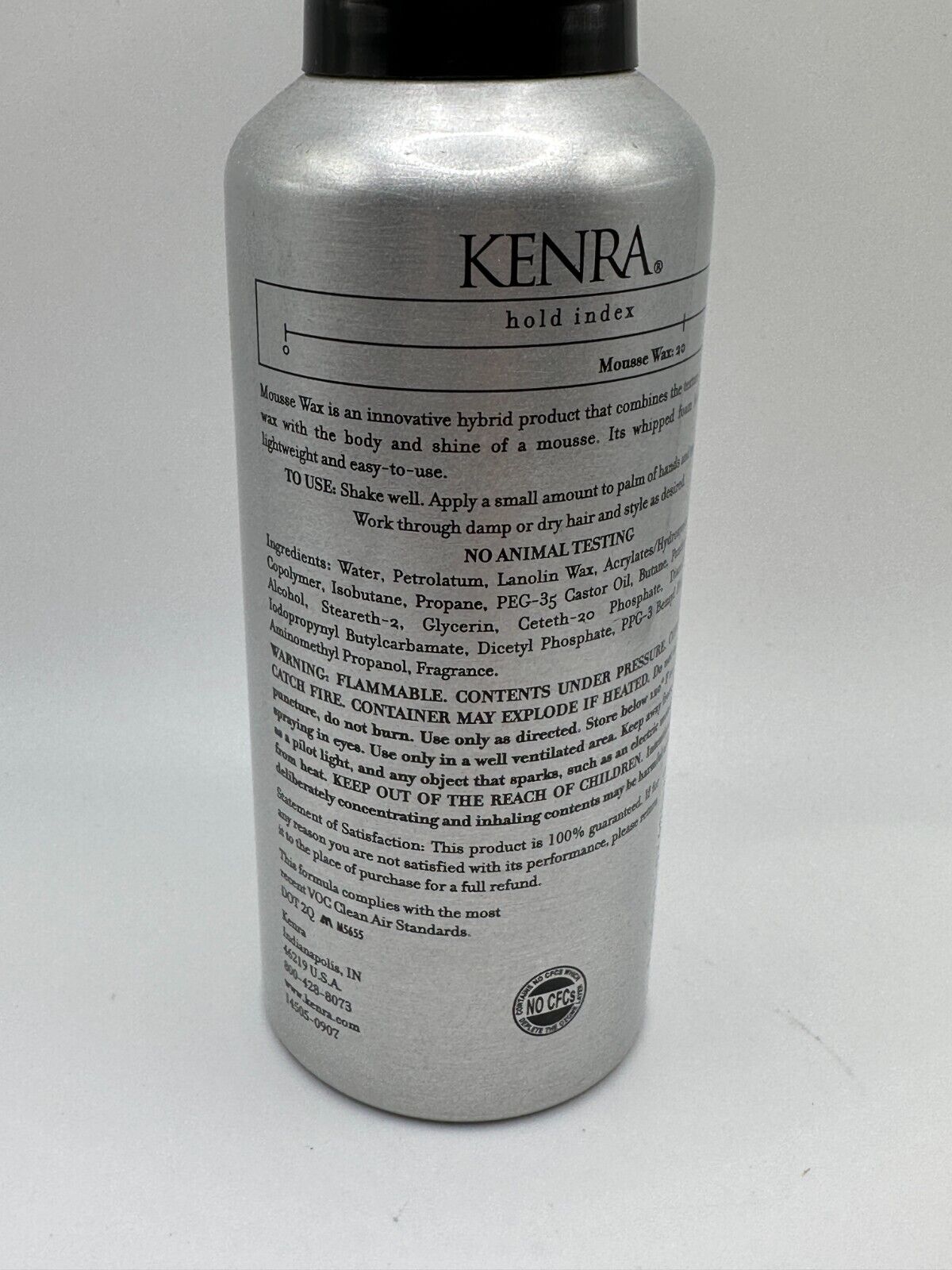 KENRA Platinum Texture Wax 10 Texture Defining Mousse, 5 oz