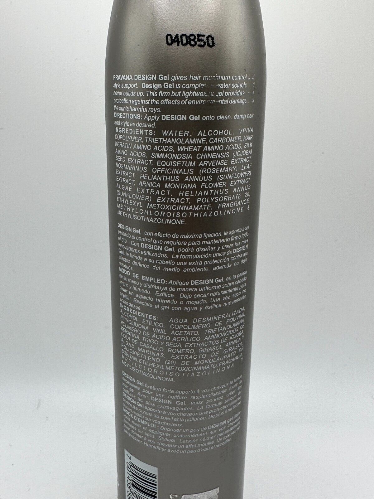 Pravana Design Gel Super Hold 10.1 oz - DISCONTINUED