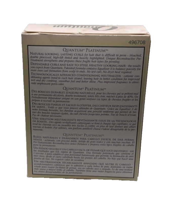 Quantum Platinum Perm For High-lift Tinted Hair