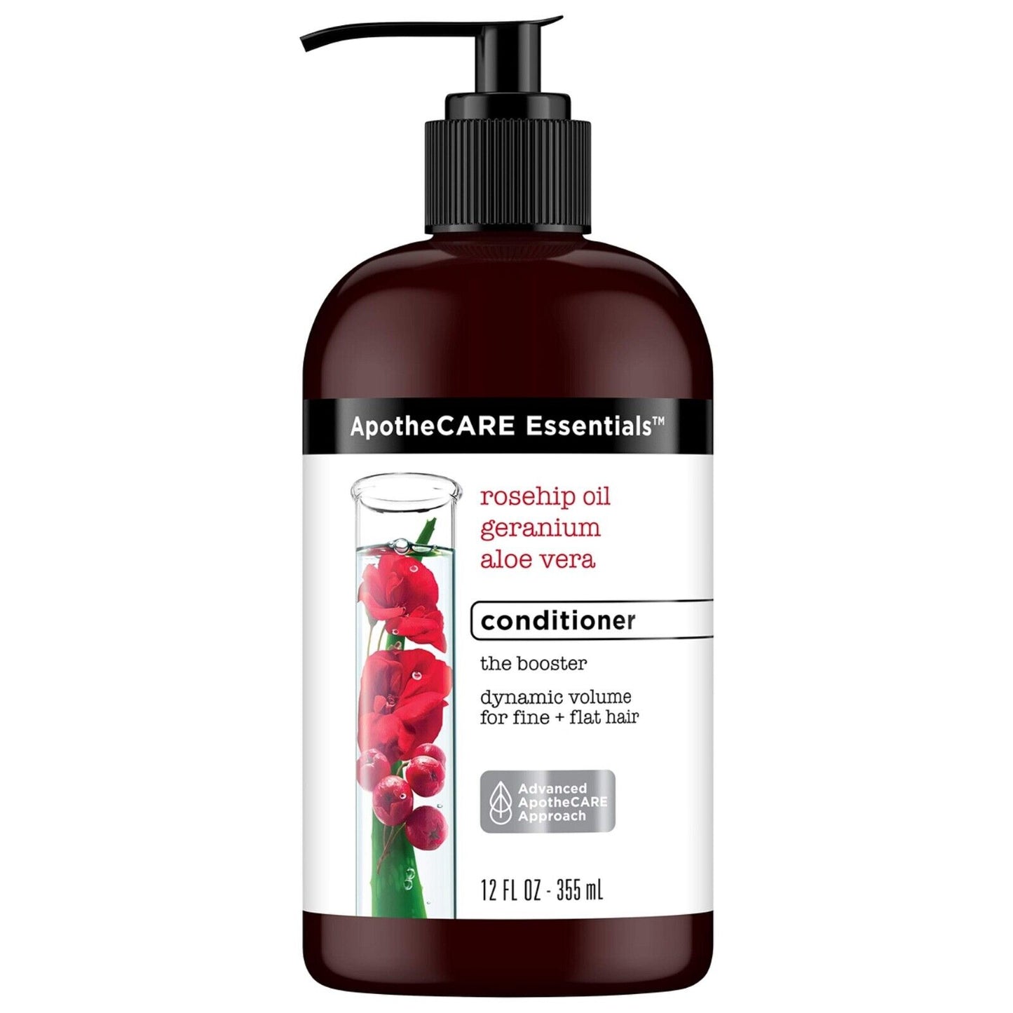 ApotheCARE Essentials The Booster Rosehip Oil Volumizing Conditioner 12 Fl Oz