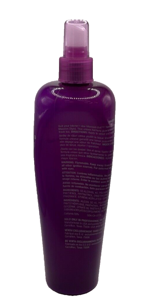 Bed Head TIGI Maxxed-Out Massive Hold Hairspray/ 15.7oz *CLOUDY