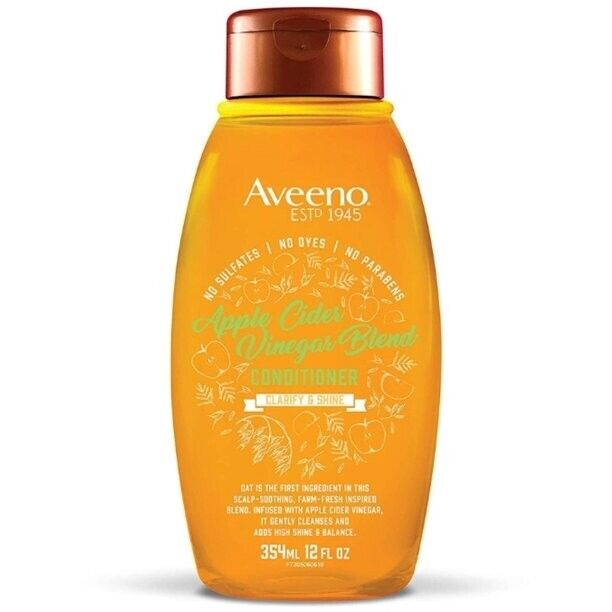 AVEENO Apple Cider Vinegar Blend Conditioner, 12 oz (Pack of 3)