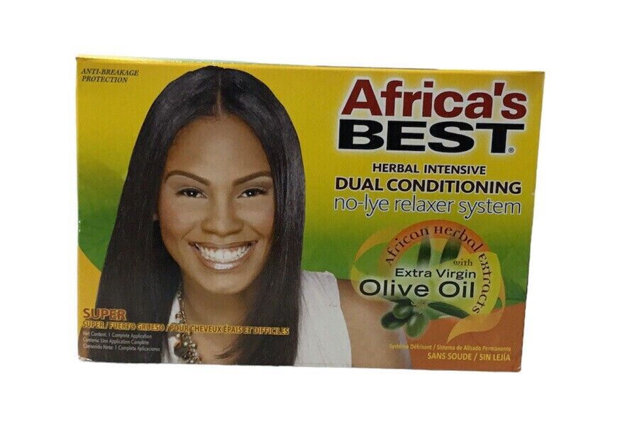 Africa’s Best Herbal Intensive Dual Conditioning No Lye Relaxer System Super