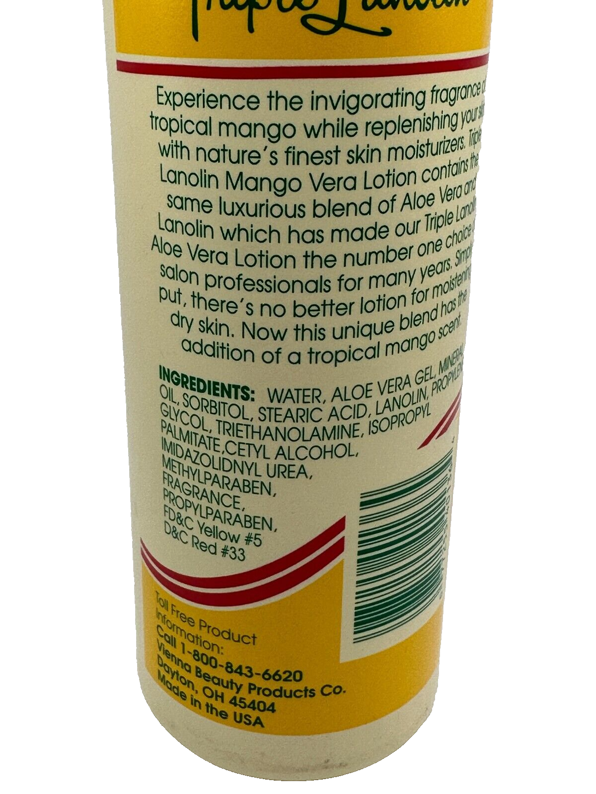 Triple Lanolin Mango Vera Lotion 20 oz