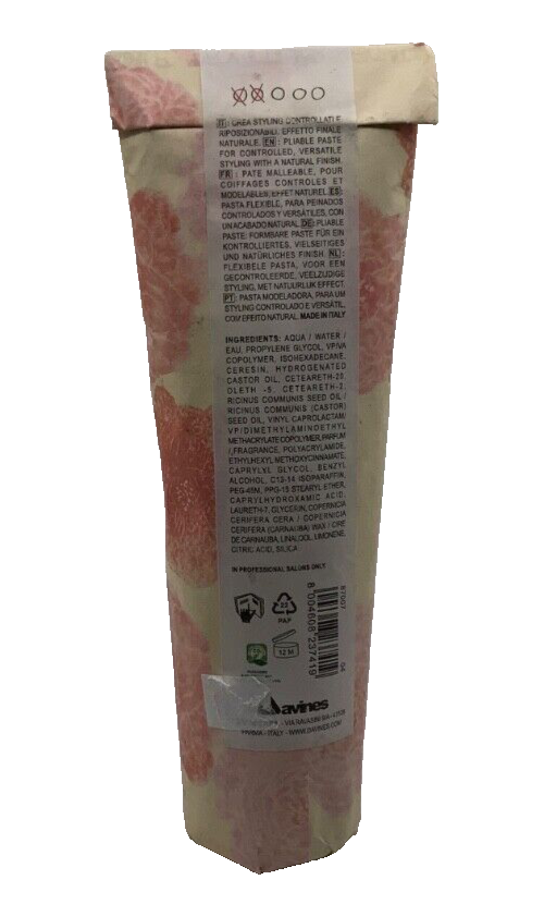 Davines Pliable Paste for Thick Invisible Effects 4.22 oz