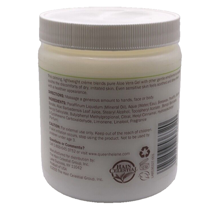 Queen Helene Aloe Vera Face + Body Creme 15oz