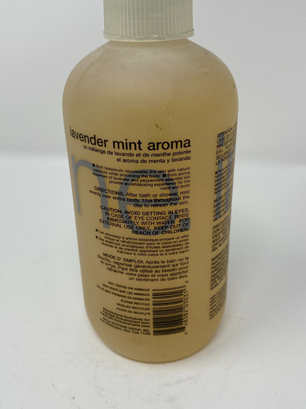 Artec Textureline Refreshing Body Spray Lavender Mint Aroma - 9 fl oz *RARE