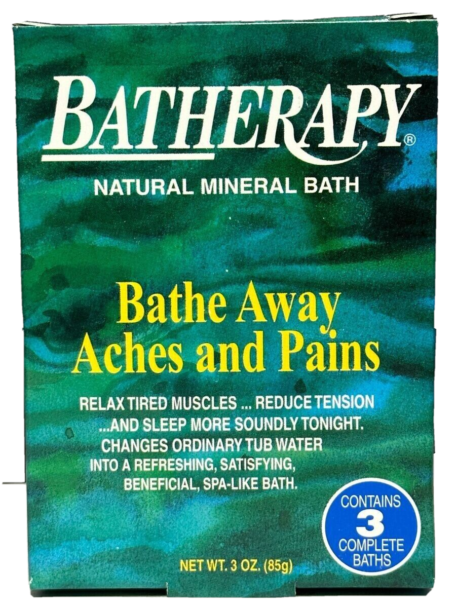 Batherapy Bathe Away Aches & Pains Queen Helen - 3 Packets / 1 oz Each