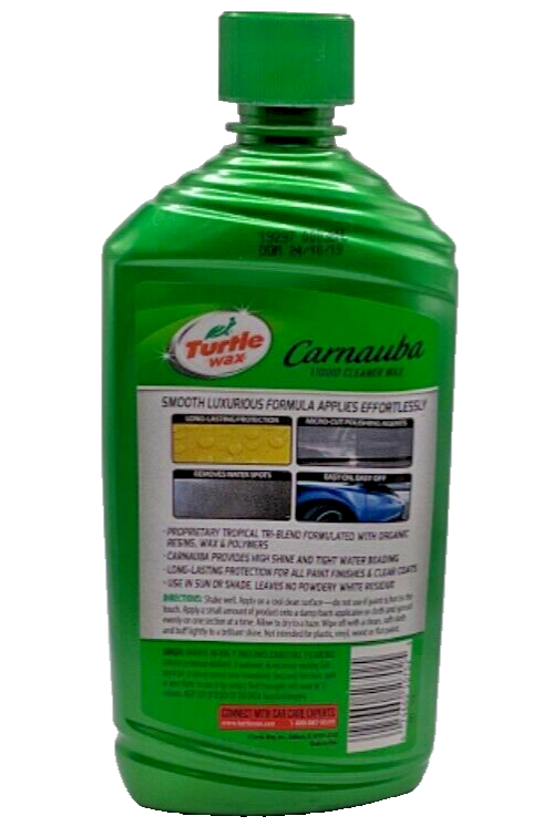 (2) Turtle Wax Carnauba Liquid Cleaner Wax 16 Fl. Oz