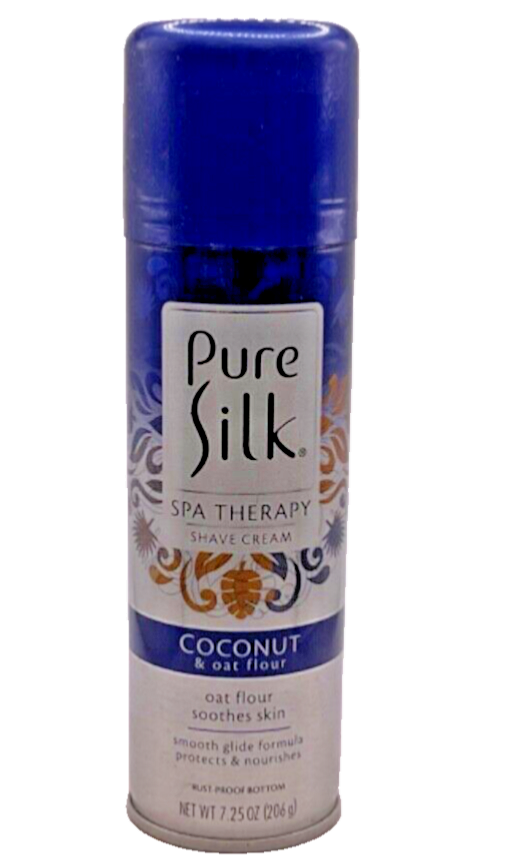 Pure Silk Spa Therapy Shave Cream Coconut & Oat Flour/7.25oz