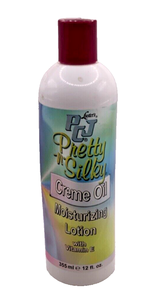 PCJ Pretty N Silky Creme Oil Moisturizing Lotion 12 oz