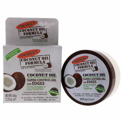 Palmers Coconut Oil Super Control Gel Edges For Dry Damaged Hair/2.25oz