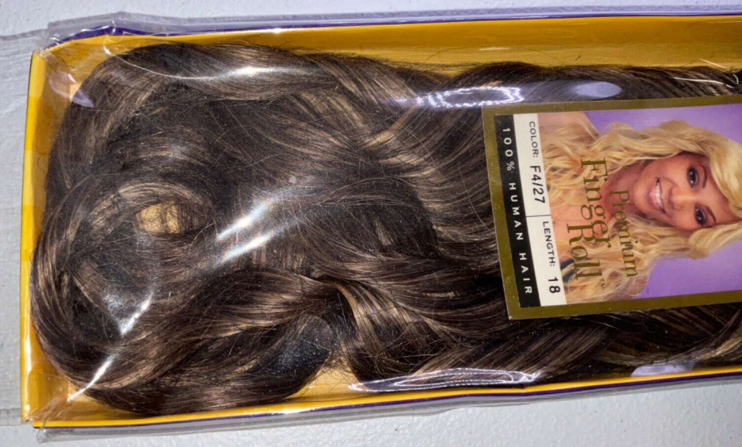 Outre Premium Finger Roll 100% Human Hair Color F4/27 (18 inches)