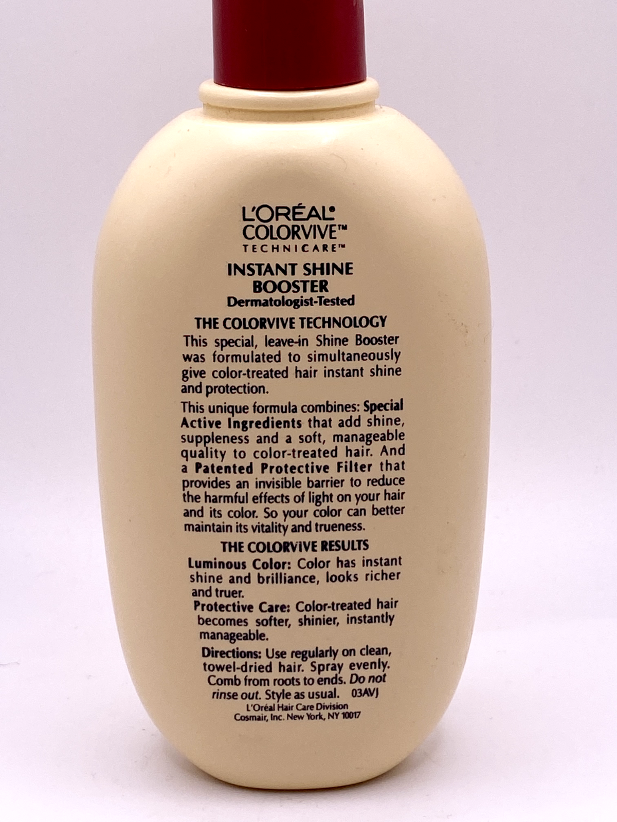 L'Oreal Colorvive Technicare For Color Treated Hair Instant Shine Booster New